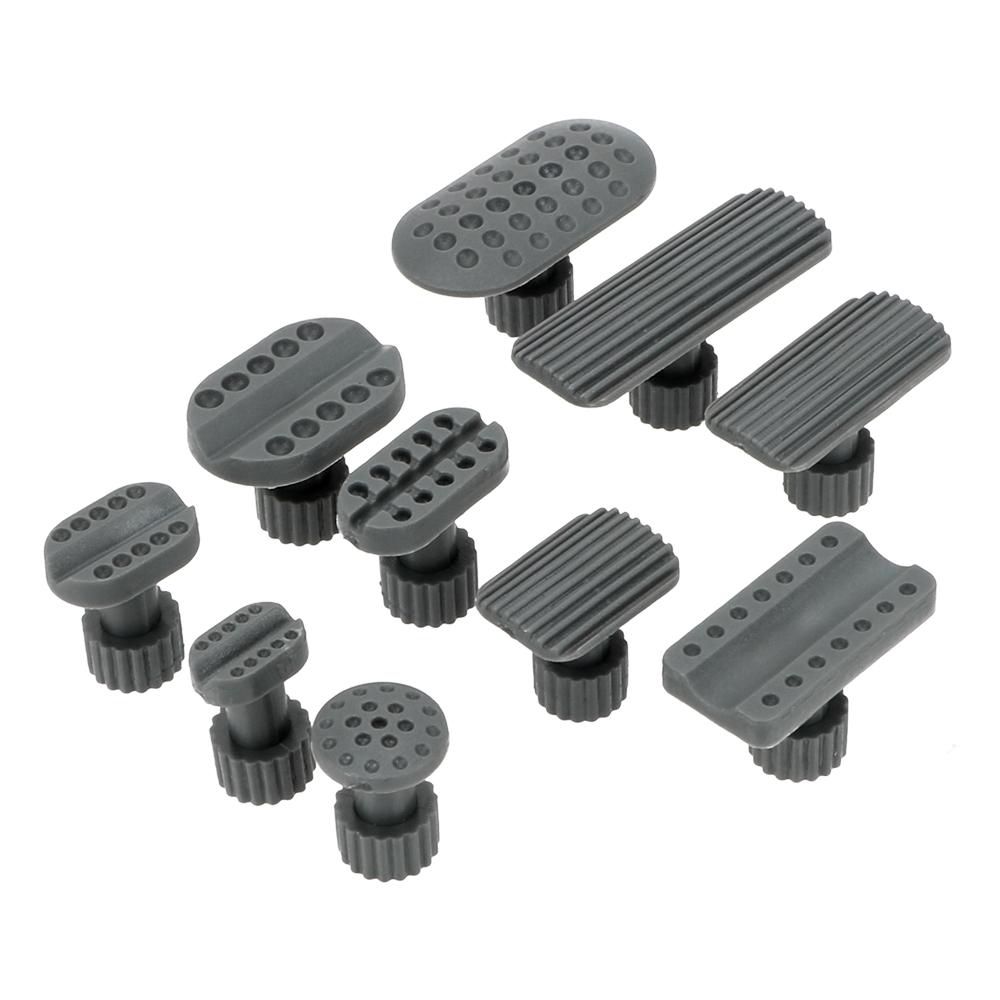 10 шт./компл. Аксессуары для ухода за автомобилем Съемник вмятин Присоска Прокладки для удаления вмятин Инструмент для ремонта автомобиля Пластиковая прокладка Прокладки для ремонта листового металла автомобиля