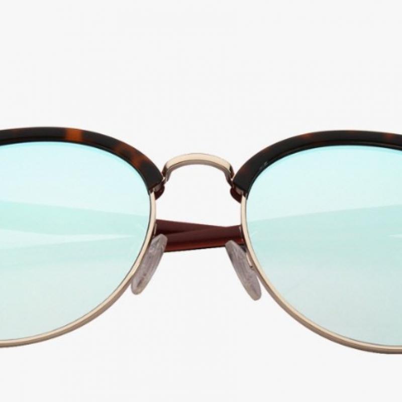 Puma Pu0159sk 003 Солнцезащитные очки 'Кошачий глаз' круглой формы, азиатская посадка