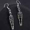 Vintage Skeleton Skull Dangle Earrings For Women Jewelry Party Halloween Gifts