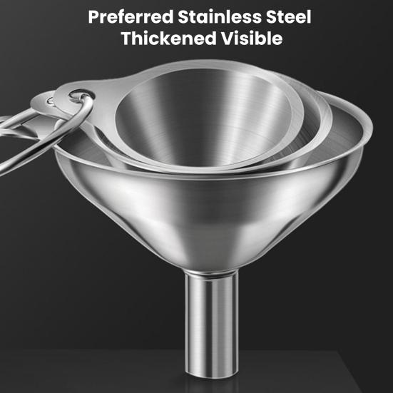 Набор кухонных воронок Пищевая воронка для пересыпания порошка для наполнения бутылок Готовка