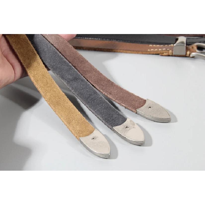 Extended Thin Section Knotted Decorative Ladies Belt All-match Slim Skirt Belt Narrow Soft Genuine Leather Women's Jeans Belt