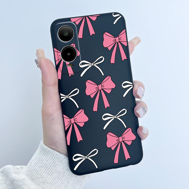 For Cricket Icon 6 Case AT&T Verge (SL219A) Back Cover Luxury Cute Heart Rabbit Funny Black Soft Silicone Protective Phone Case
