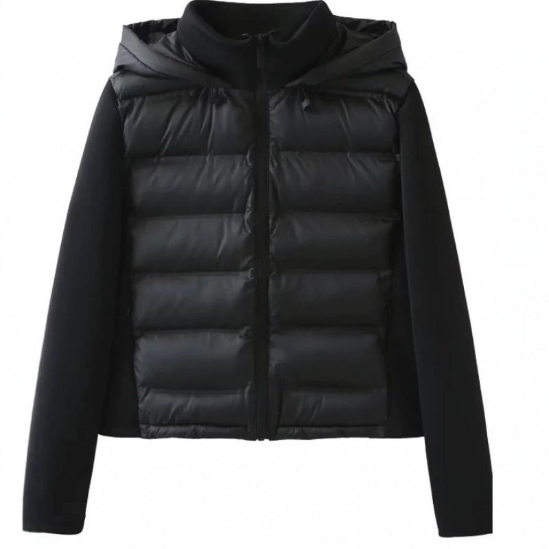 Womens French Style Casual Warm Cotton Jacket Long Sleeve Short Coat