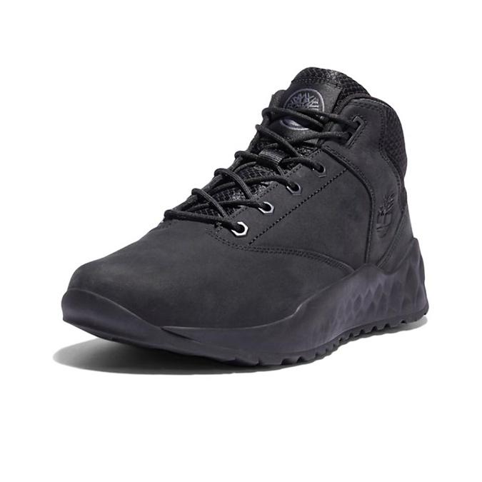 Timberland Кожаные ботинки Solar Wave Прочные Повседневные Ботильоны для улицы Мужские ботинки Черные A2FNW015
