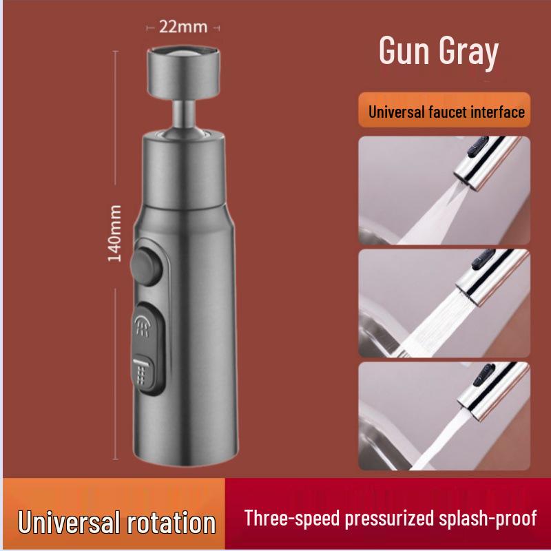 Rotating Anti-Splash Kitchen Sink Faucet Extension Aerator