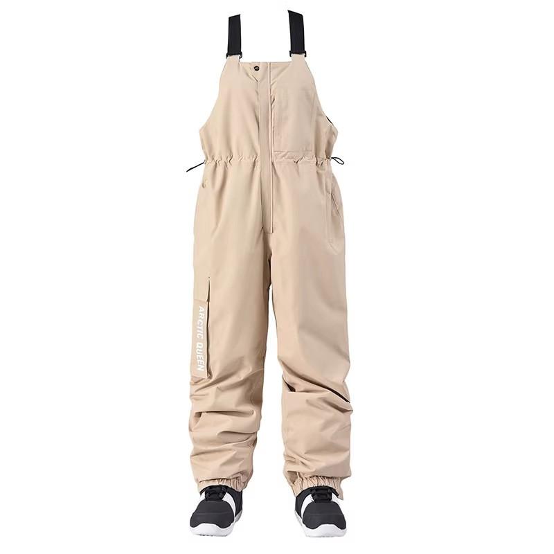 Unisex Oversized Snowboarding Pants Winter Outdoor Windproof Thermal Ski Suit Men Women
