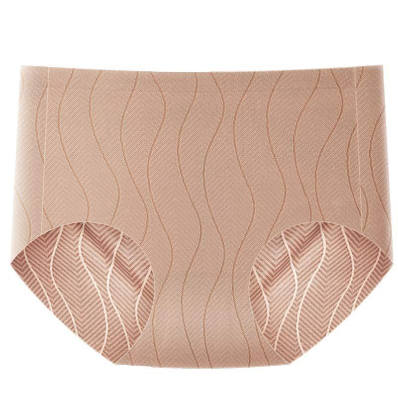 Women S Ice Silk Underwear Long Crotch Seamless Panties With Silk Crotch