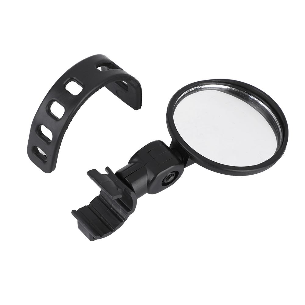Flexible Angle Rotatable Bike Bicycle Handlebar Rearview Mirror Accessory