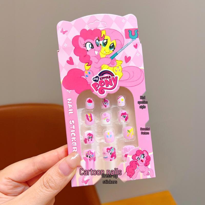 Милые наклейки для ногтей My Little Pony для детей - Носимый маникюрный подарок для девочек
