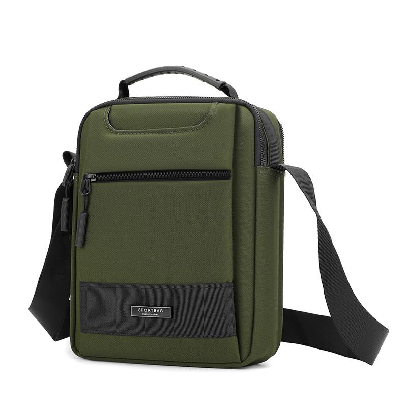 Мужская портативная сумка-мессенджер большой вместимости, вертикальная, модная, многофункциональная, на одно плечо, повседневная деловая дорожная сумка