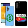 Eritrea Flag Black Phone Case For Samsung A13 A22 A24 A32 A23 A25 A34 A35 A52S A53 A54 A55 A73 A12 A14 A15 A31 A33 A50 A51 A72