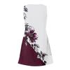 Women's Summer Casual Square Neck Floral Print Dress Sleeveless Dress With Pockets