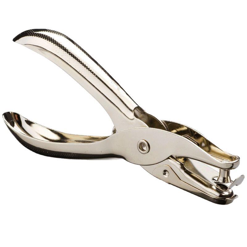 Manual Handheld Circular Paper Hole Puncher for Cards and Office Use