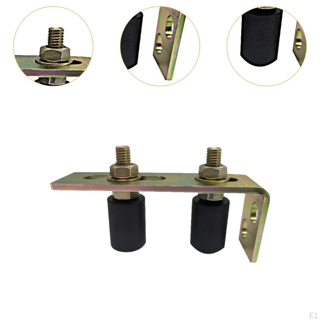 Поддержка раздвижных откатных ворот в сборе с кронштейном для столба L для садового забора, универсальная посадка