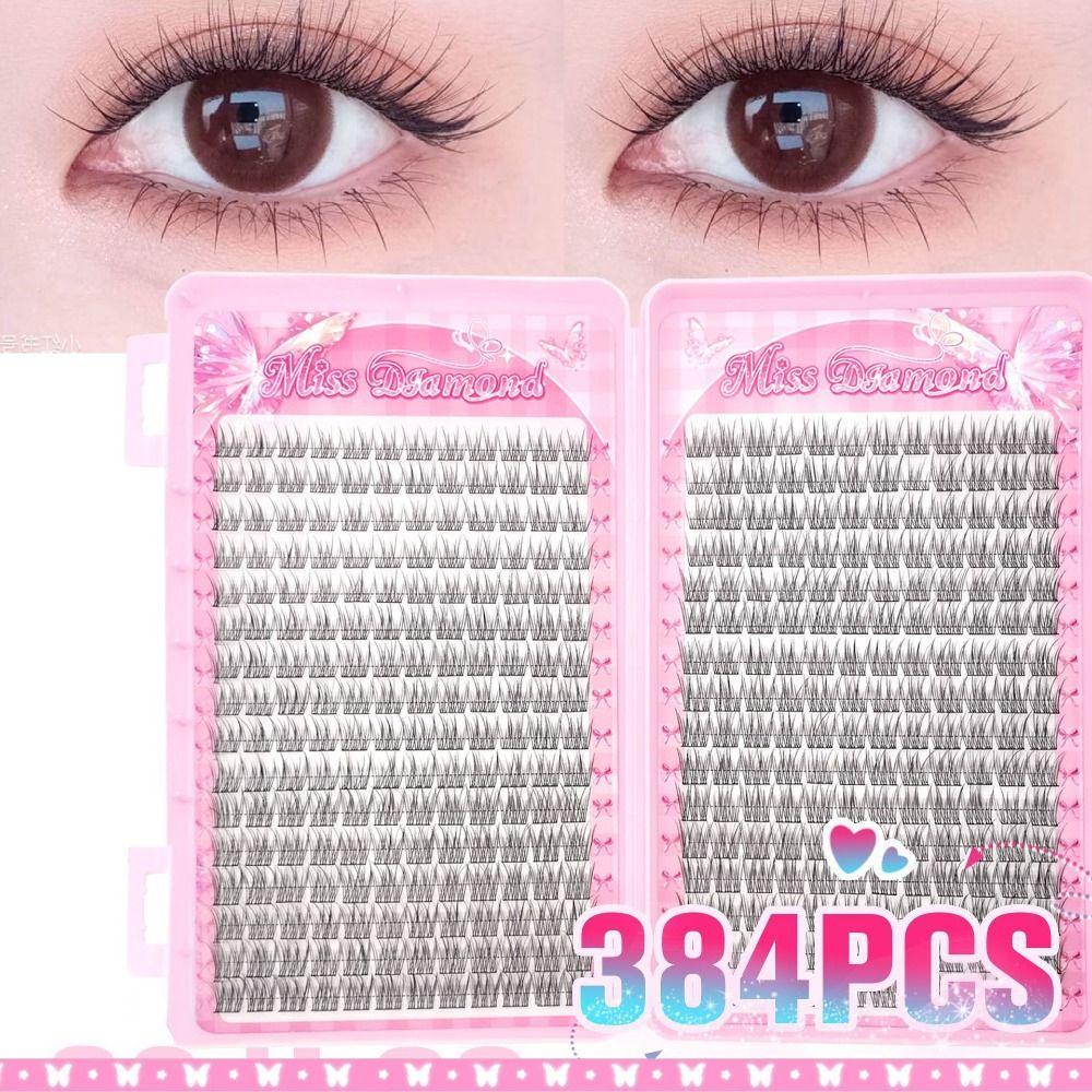 32 Rows Eyelash Extension Wispy Cluster Eyelashes Lash Bond Individual Eyelashes Holidays