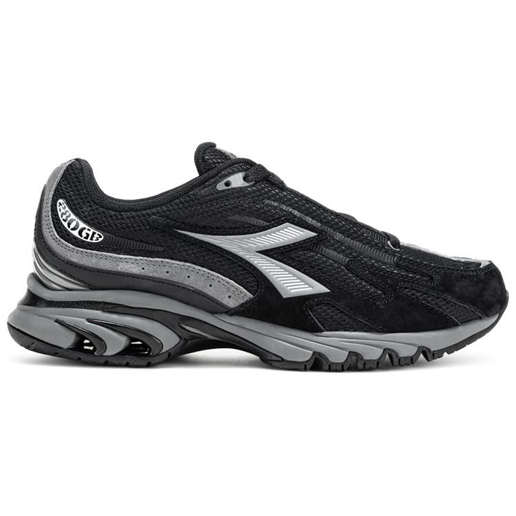 Мужские кроссовки Diadora Нескользящие Устойчивые к истиранию Низкие Беговые Обувь Унисекс Черный
