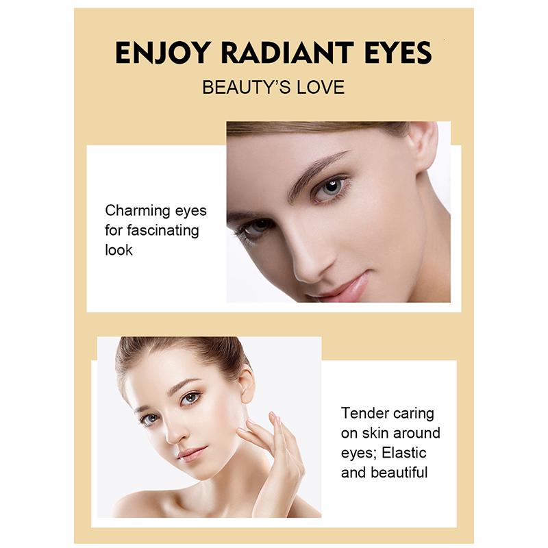 24K Gold Bright Roll-on Eyes Serum Moisturizing Water Rolling Eye Cream