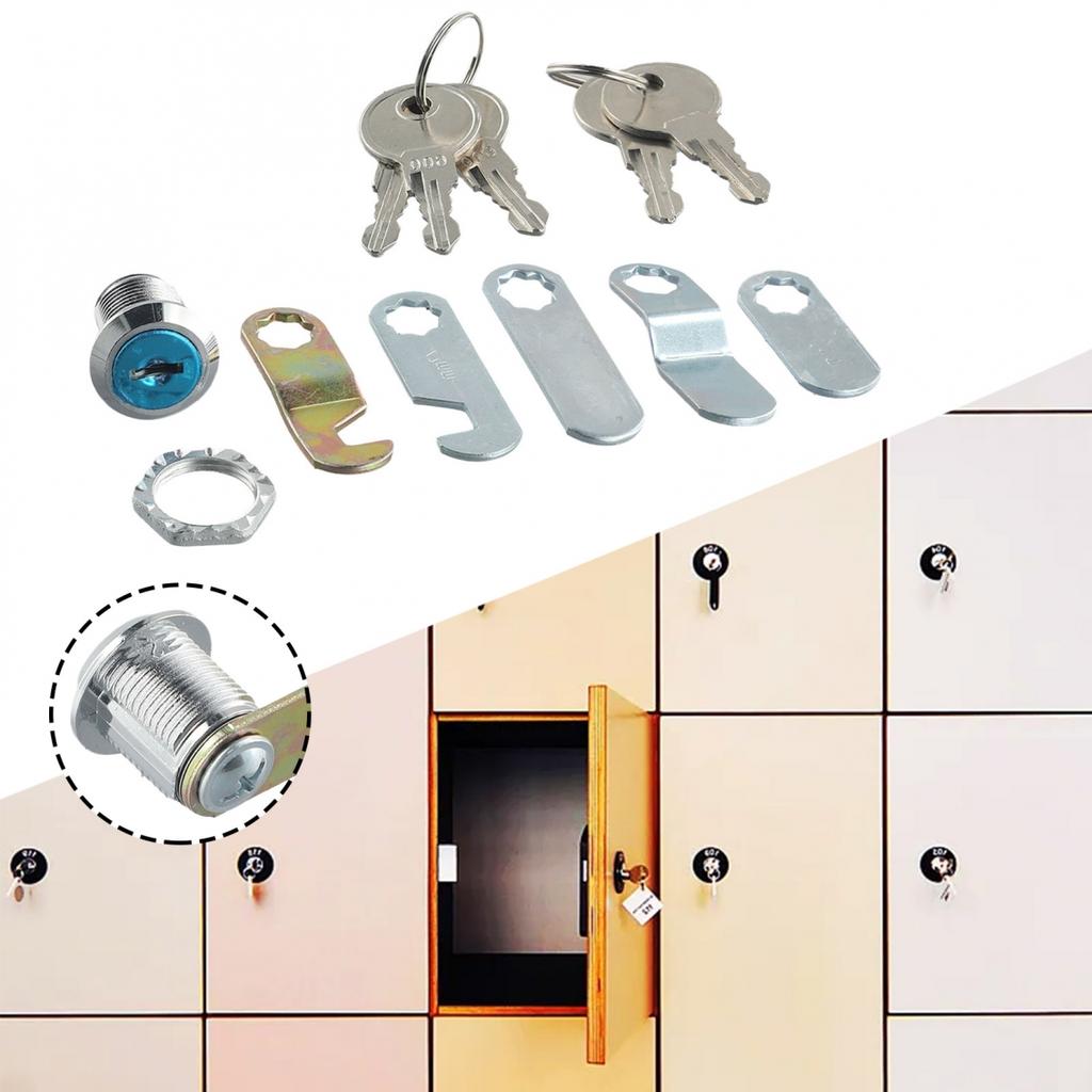 Cam Lock Mailbox Accessories With 5 Keys Zinc Alloy