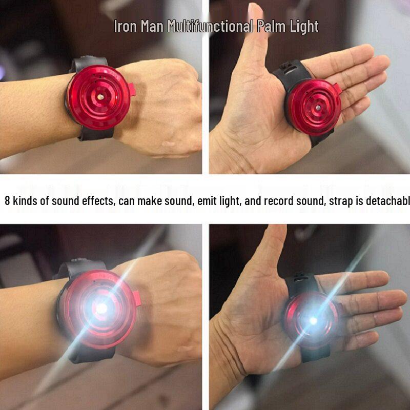 Iron Man Wearable Helmet & Light-Up Gloves Cosplay Toy