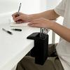 Прикрепляемый держатель для ручек на стол, Экономия места благодаря функции спирального переключателя, Идеально подходит для более толстых офисных столов, Для использования дома и в офисе
