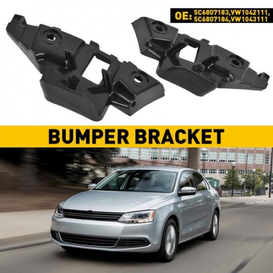 Для 2011 2012 2013 2014 VW Jetta Кронштейны крепления переднего бампера Проставка Левая+Правая