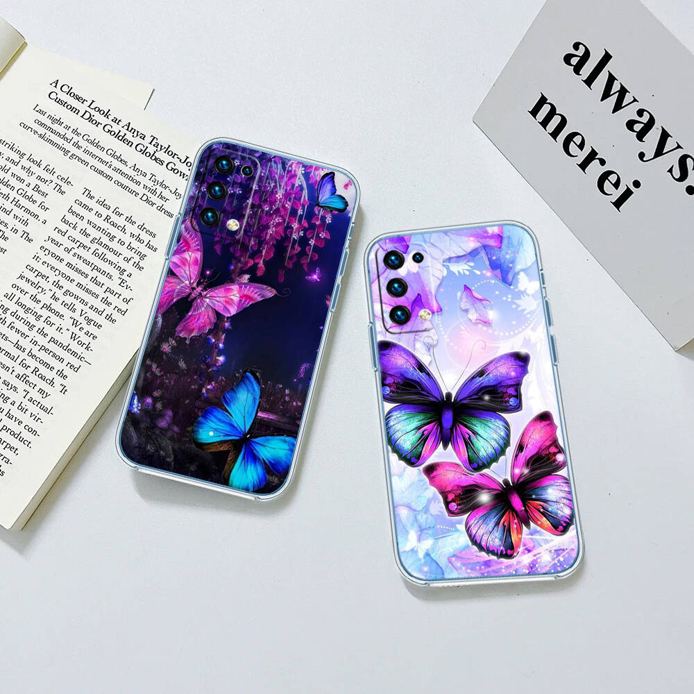 Colorful Butterfly Case for Motorola G10 G20 G04 E30 E40 E22 E20 E13 E15 G22 G23 G05 G75 G35 G55 E22S E7 G6 G7 G8 G9 Plus Power Play