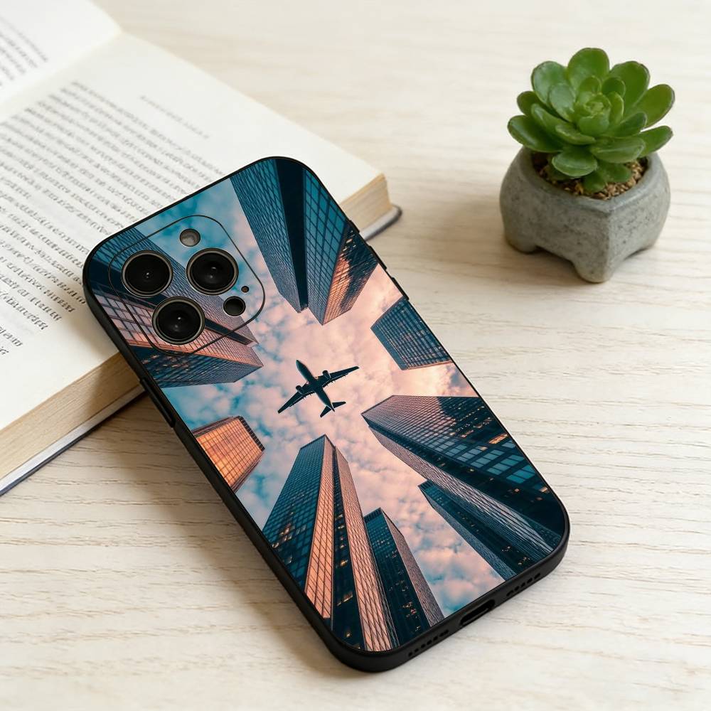A-Самолет p-Самолет Чехол для телефона Силиконовый Мягкий Для IPhone 17 16 15 14 13 12 11 X XR Plus Pro Max Plus