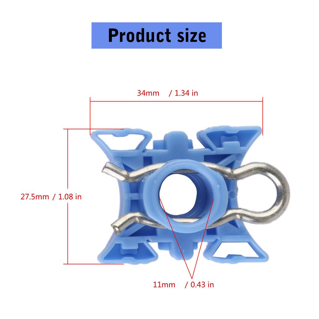 10 шт. стеклоподъемников, скользящие шарниры для S80 S60 3509416, сменный зажим для обслуживания стеклоподъемника, автомобильные аксессуары