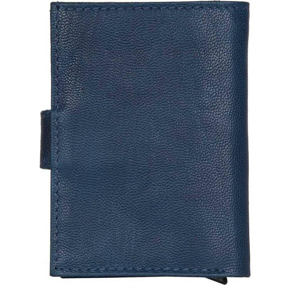 Мужской держатель для RFID-карт из натуральной кожи - стандартный размер  (5 слотов для карт)