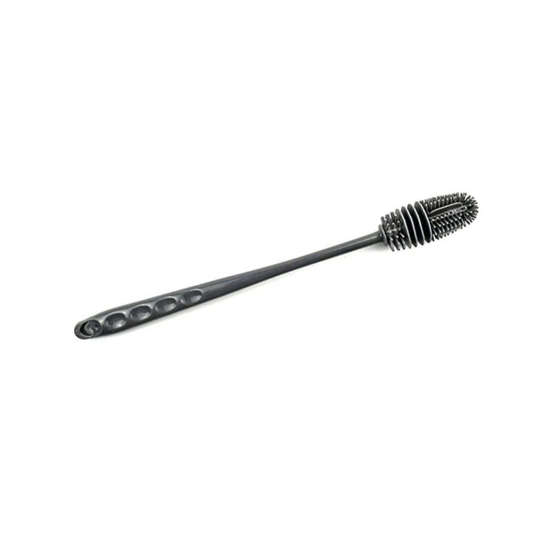 Long slim silicone bottle brush