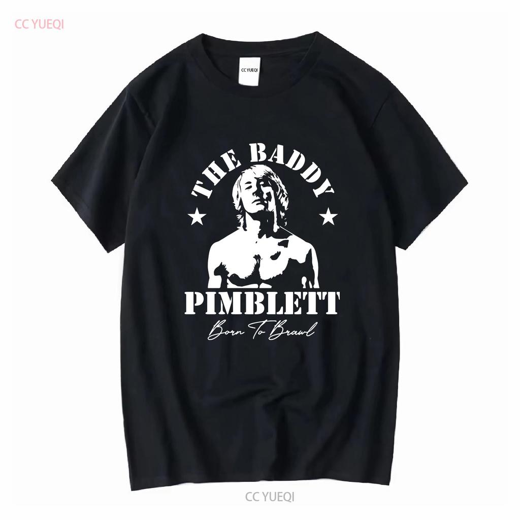 Футболка Paddy The Baddy Pimblett Born To Brawl Размеры S-5XL с длинным или коротким рукавом винтажная стираная топ для повседневной носки мужской