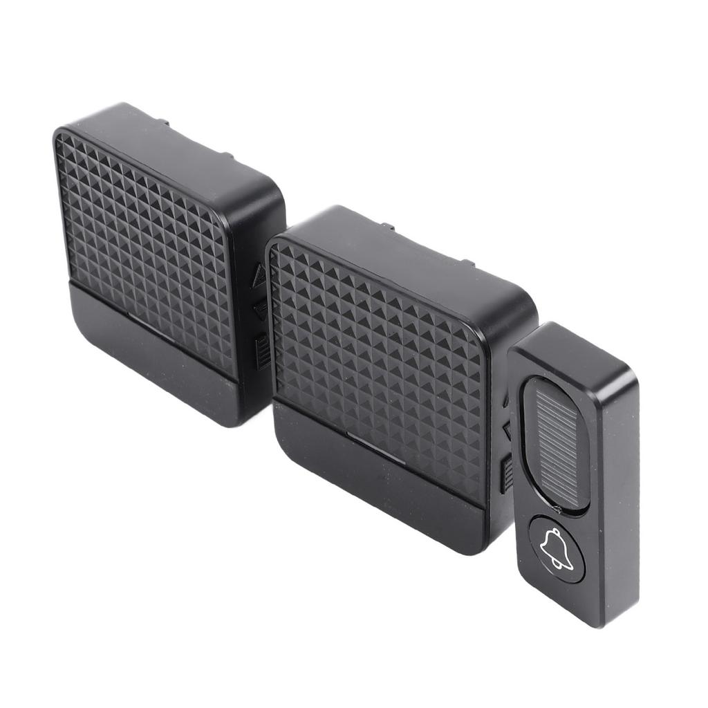 Беспроводной дверной звонок, комплект из 52 мелодий, самогенерирующийся на солнечной батарее, дальний звонок для пожилых людей