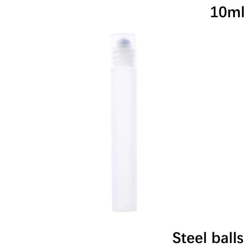 5/8/10 мл пустой флакон для духов в рулоне с шариком на пластике из нержавеющей стали контейнер для жидкостей и масла многоразовые держатели для бутылок