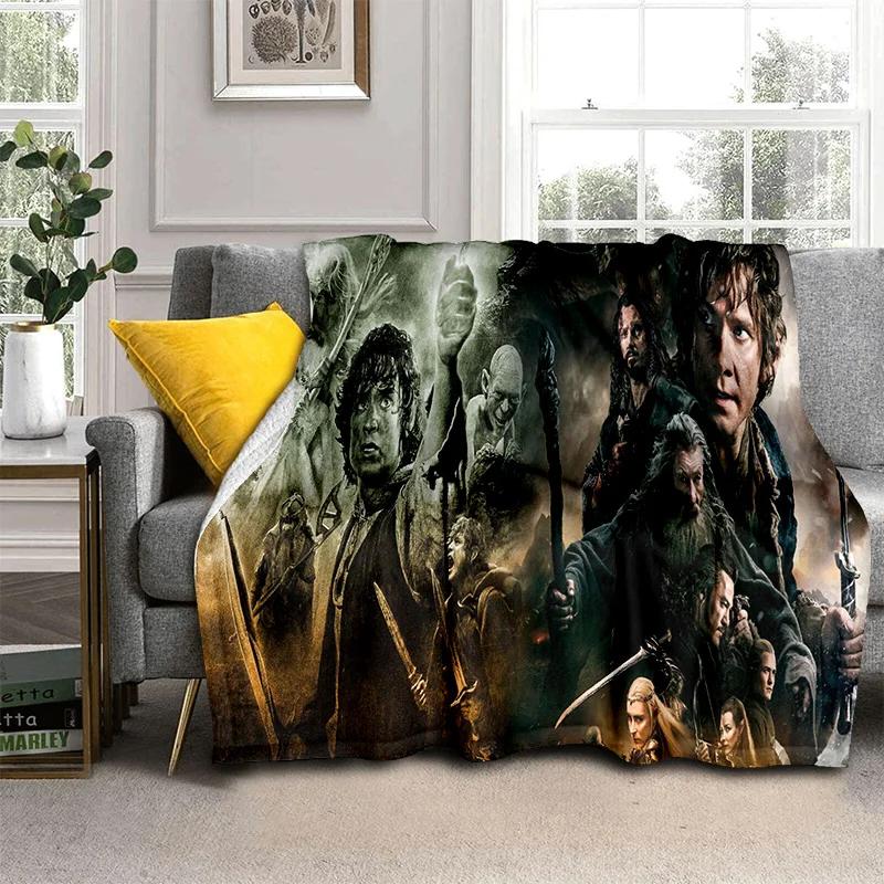 L-Lord of the Rings H-Hobbit HD Blanket,Soft Throw Blanket for Home Bedroom Bed Sofa Picnic Travel Office Cover Blanket Kids 3D