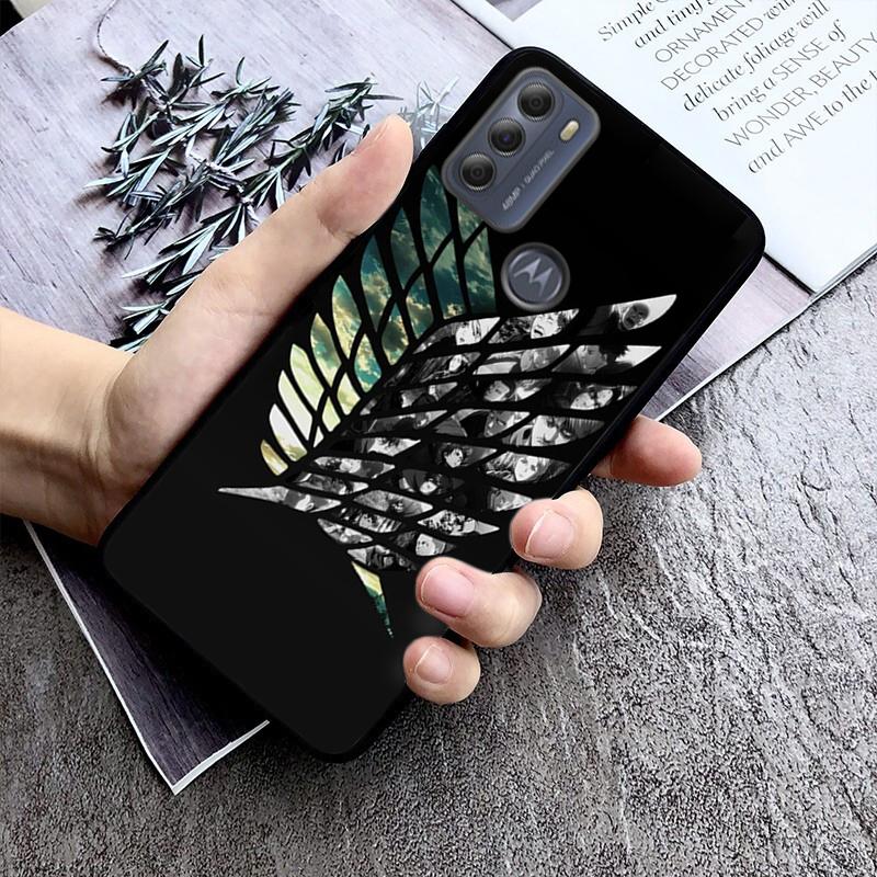 Чехол для телефона «Атака Титанов» для Motorola Moto E32 E20 E40 G22 G52 G20 G30 G100 G60 G50 G10 GPure GStylus G9 One Action Macro