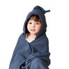 Kontex Lana Hooded Bath Towel Baby Kids Bath Pool Baby Shower Baby Gift (56913-007), Blanket, Towel, Towel, Towel, Swaddle, Gift, (Gray)
