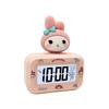New Sanrio Big Doll Mini Alarm Clock Cute Quiet Multifunctional Portable Student Desktop Compact Clock