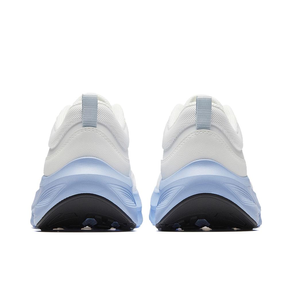 Anta Yichun Simple Versatile Rebound Lightweight Breathable Low-Top Casual Running Shoes Women Sneaker White Blue 922545531-3