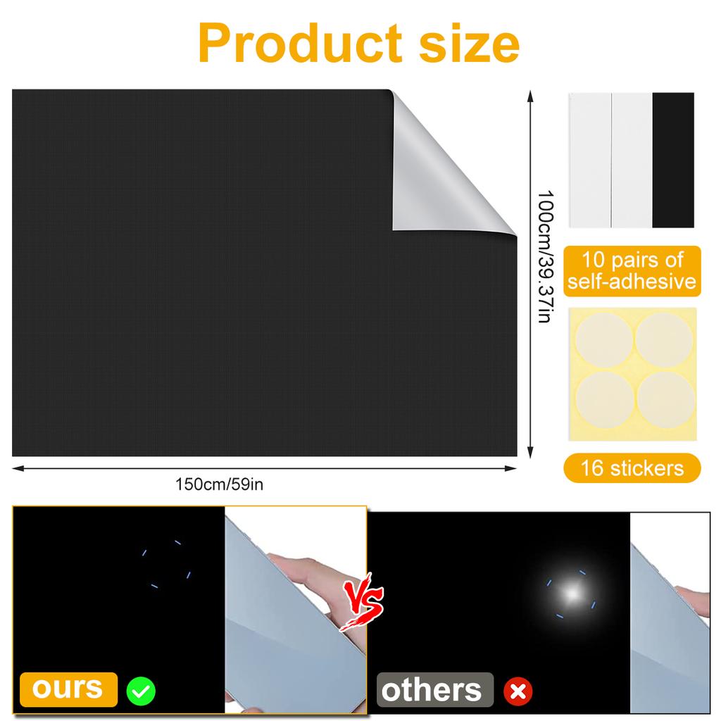 Плотные шторы Портативные плотные шторы Водонепроницаемые оконные жалюзи DIY Разрезаемые светонепроницаемые шторы Плотные шторы для детской комнаты