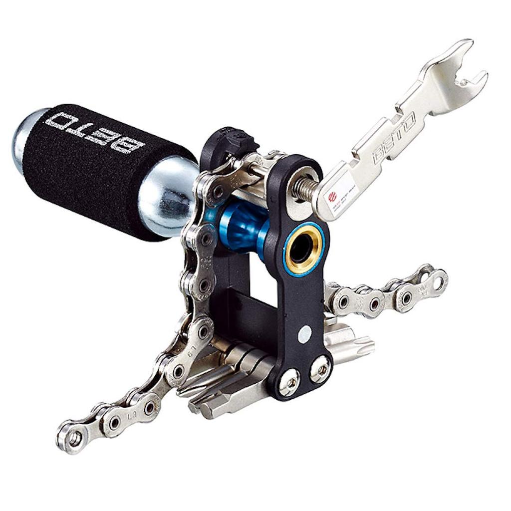 BETO для шоссейных велосипедов с CO2 Награда за хороший дизайн Сделано в QikFix Supreme Набор велосипедных инструментов 18-в-1 Мультиинструмент Головка, Победа, Тайвань, BT-343