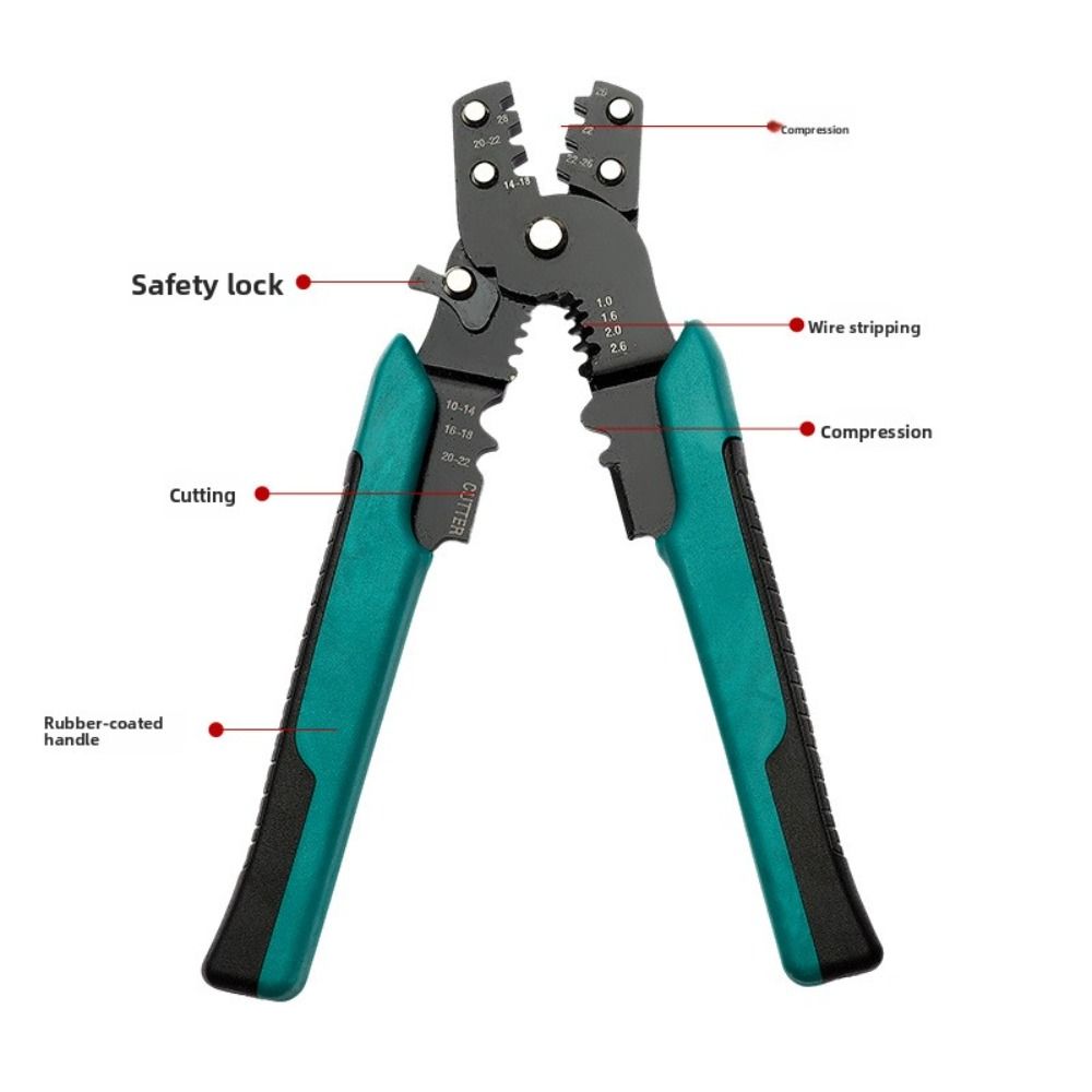 10-26 AWG Wire Stripping Tool Integrated Design Hand Crimping Tool Cable Connection