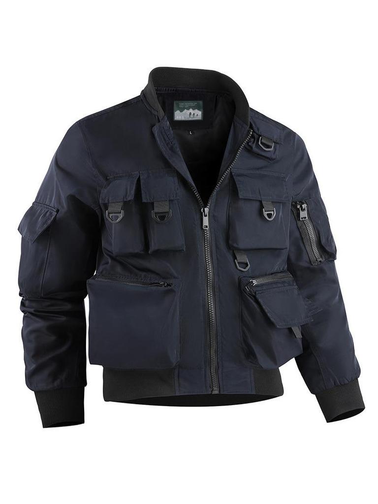 Мужской бейсбольный костюм Pilot Jacket с несколькими карманами
