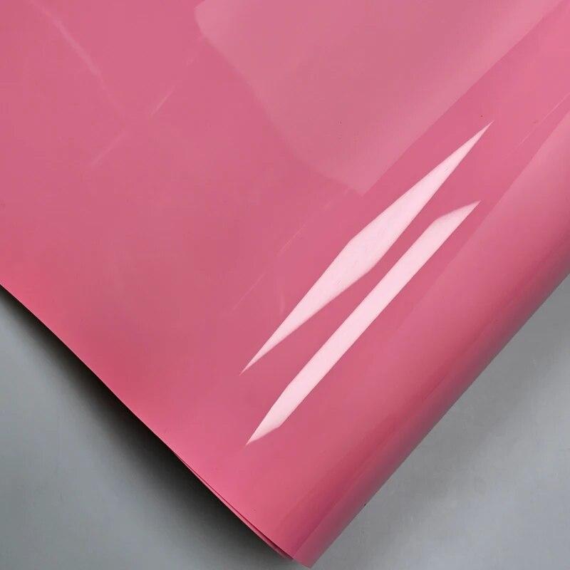 High Glossy Piano Black Yellow Red Blue Vinyl for Car Decals Wrapping Foil Bright Black Stickers On Car Film Cover Adhesive Wrap