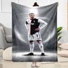 Cr7 Football Legend Blanket Soft Warm Cozy Great for Bed Office Chair Couch All-Season Use Digital Print Gift for Travel Home Birthdays
