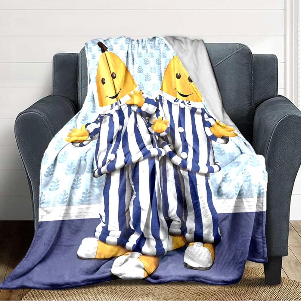 1pc Banana Blanket, Gift, for Men and Women, Soft Blanket, Good for Sofa Bed Couch Travel, Lightweight Flannel Blanket