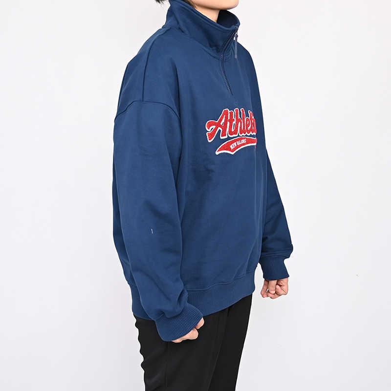 New Balance Свитшот в стиле athleisure мужской синий NCE41081-MNV