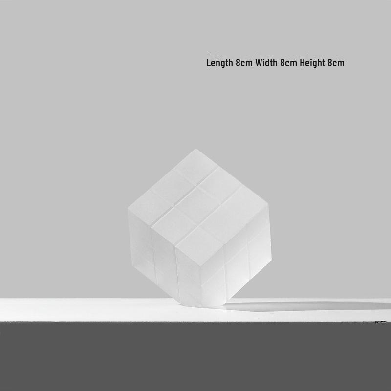 Современный минималистский 3D геометрический стеклянный крест для гостиной или офиса