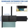 Car Sun Visor Polarized Sunshade Plate Clear Vision Anti-Dazzle Anti-UV Rotatable Adjustable Sun Visor Blocker Car Accessories