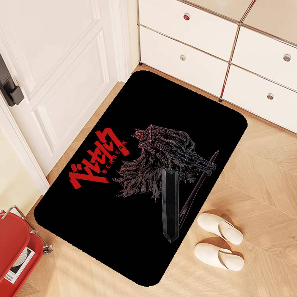 Коврик для прихожей Berserk Guts Прямоугольный Противоскользящий Домашний Мягкий Коврик для Ванной Передняя Дверь Внутренний Наружный Коврик Бытовые Ковры