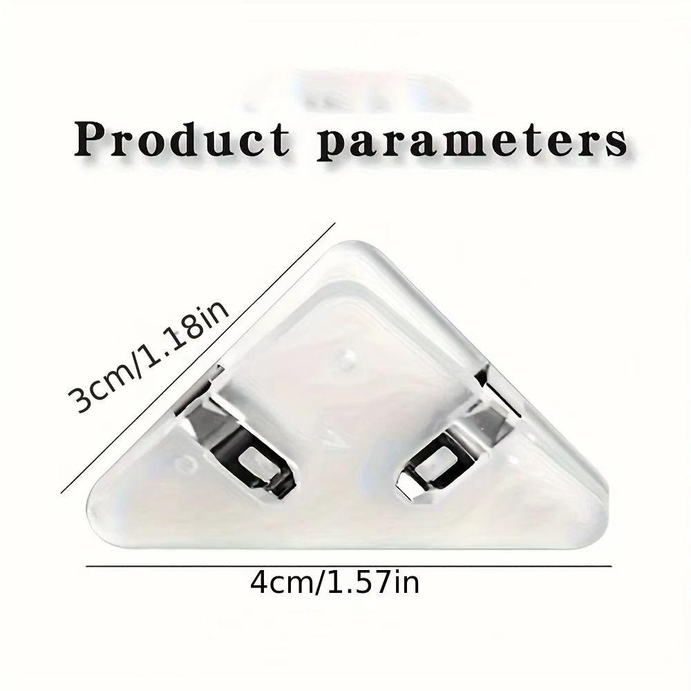 20 шт. Креативная клипса для купюр Прозрачная клипса для бумаг Новый настольный органайзер